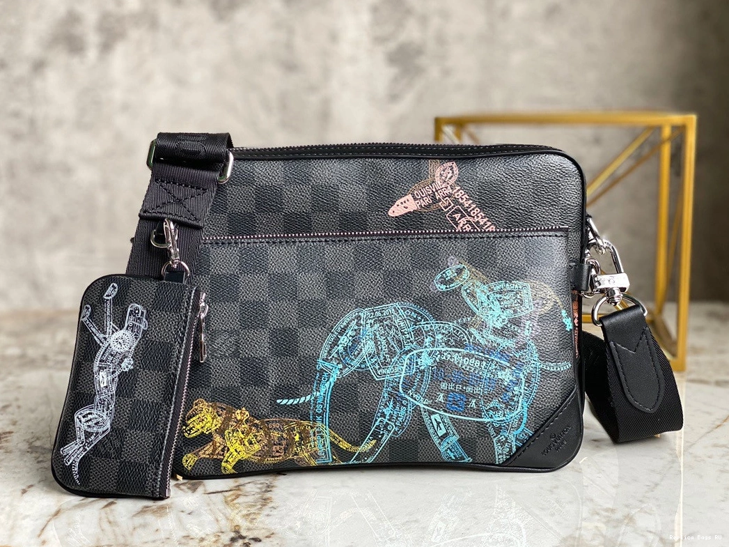 Affordable MESSENGER TRIO LOUIS VUITTON 0815